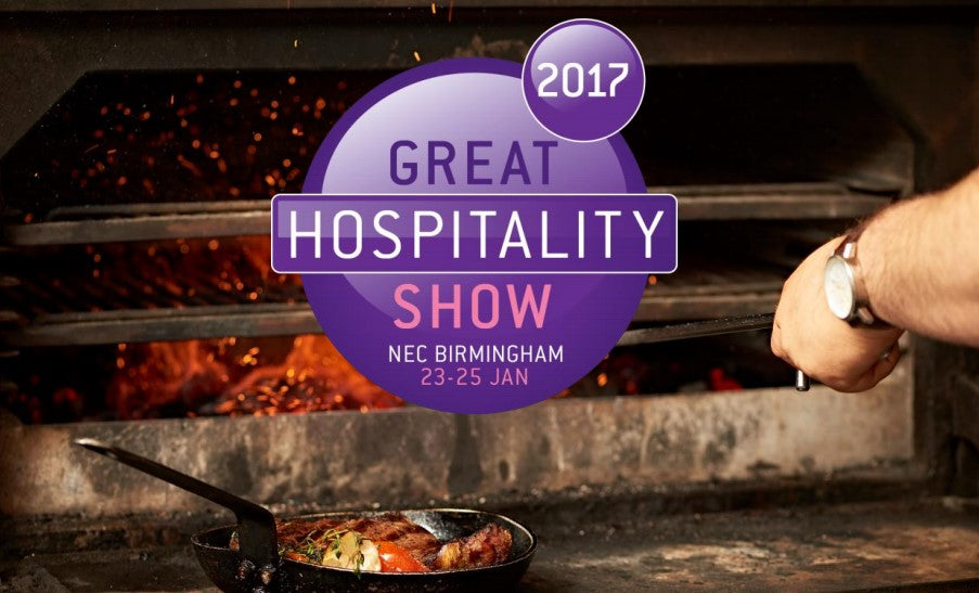 Great Hospitality show 2019 NEC Birmingham logo and oven