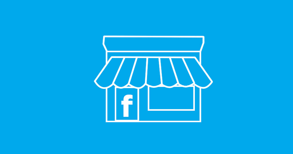 Facebook blog illustration shop front