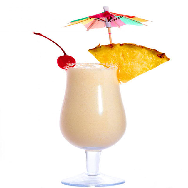 Pina Colada with pineapple and umbrella
