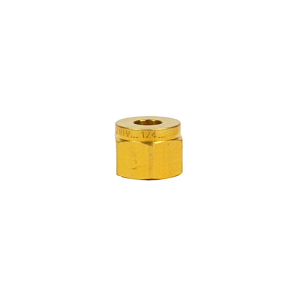 ¼” Brass Nut (Bag of 10)