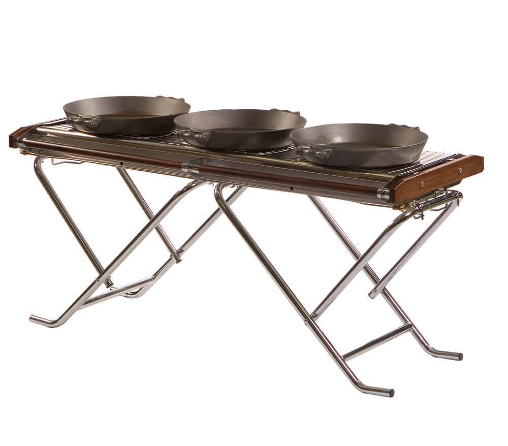 Caterer BBQ Grill with Frying Pans - Cinders Barbecues