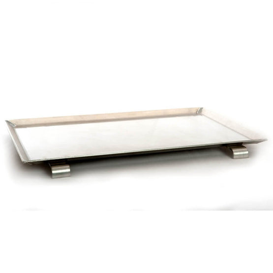 Flat griddle for versatile cooking on Cinders BBQ