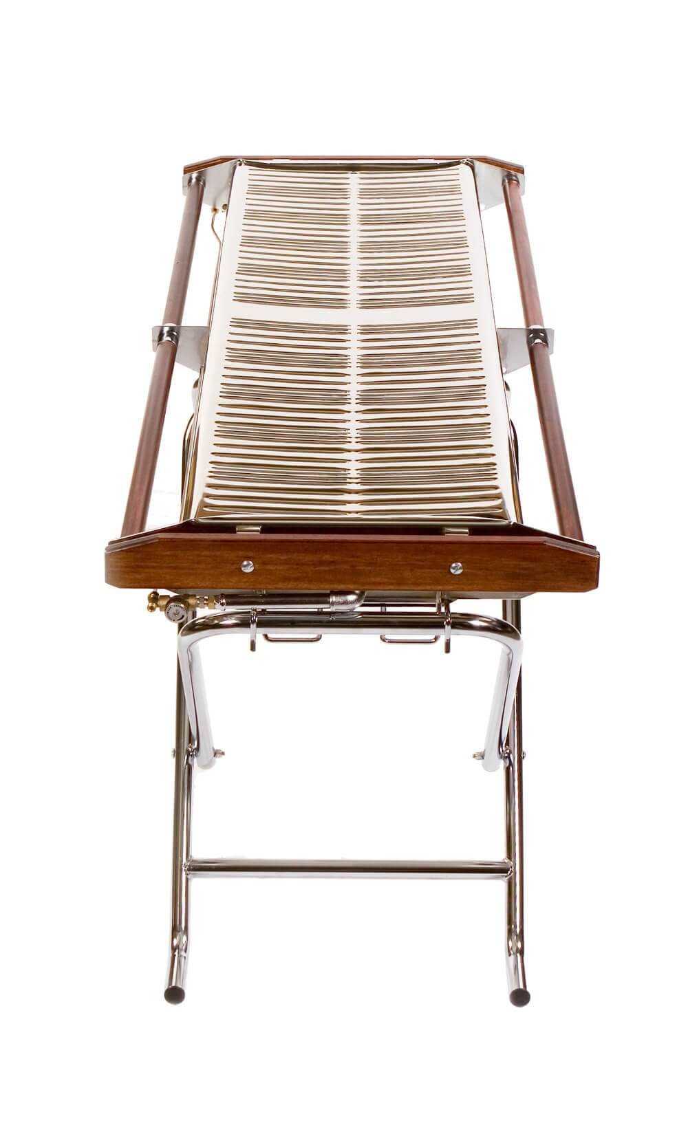 Professional caterer using Cinders BBQ grill outdoors