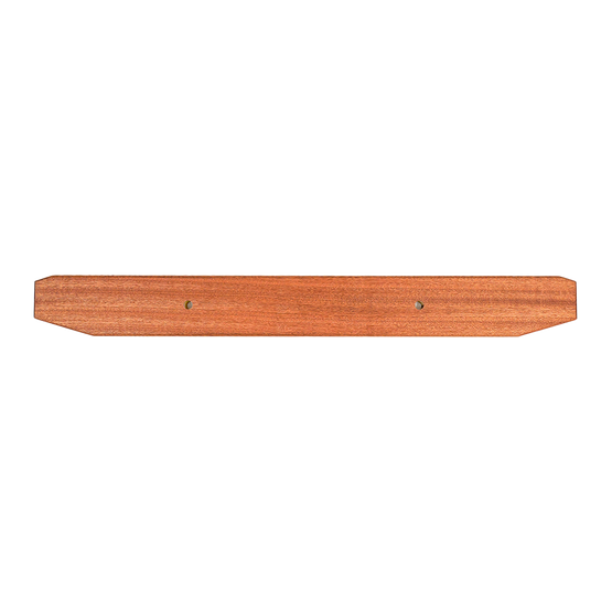 Wood End Piece for TG160