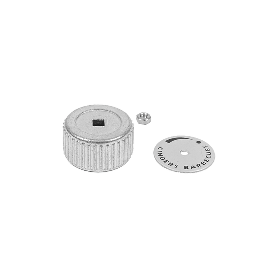 Control Knob, c/w nut & decal for SG80 and TG160