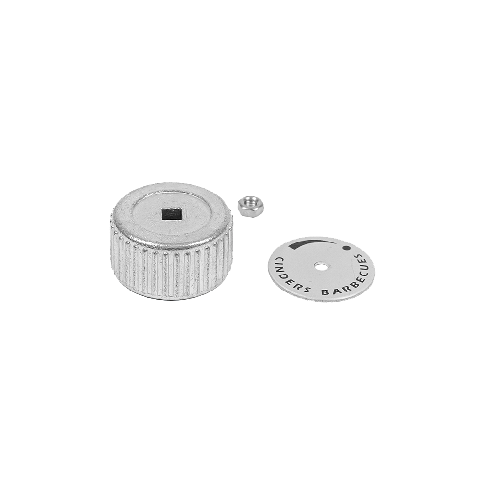 Control Knob, c/w nut & decal for SG80 and TG160