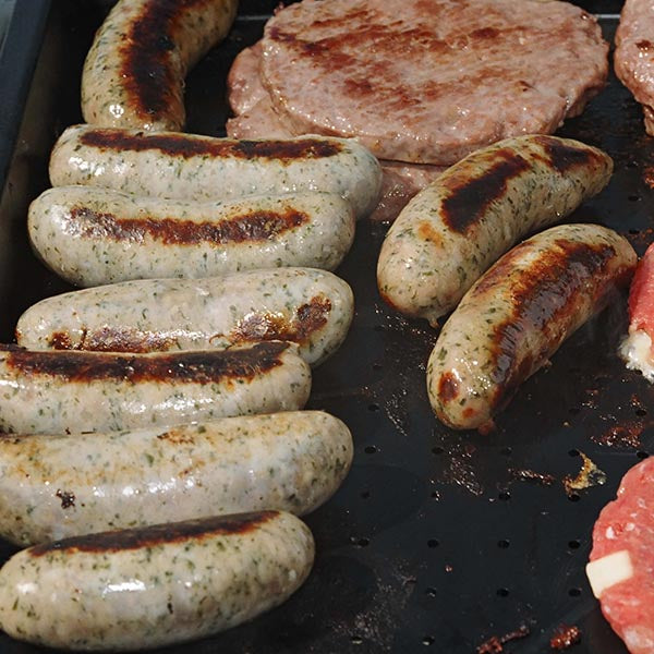 Outdoor catering BBQ setup using Cinders grill