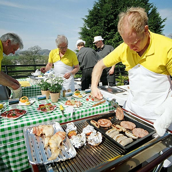 Outdoor BBQ experience with Cinders barbecue grills