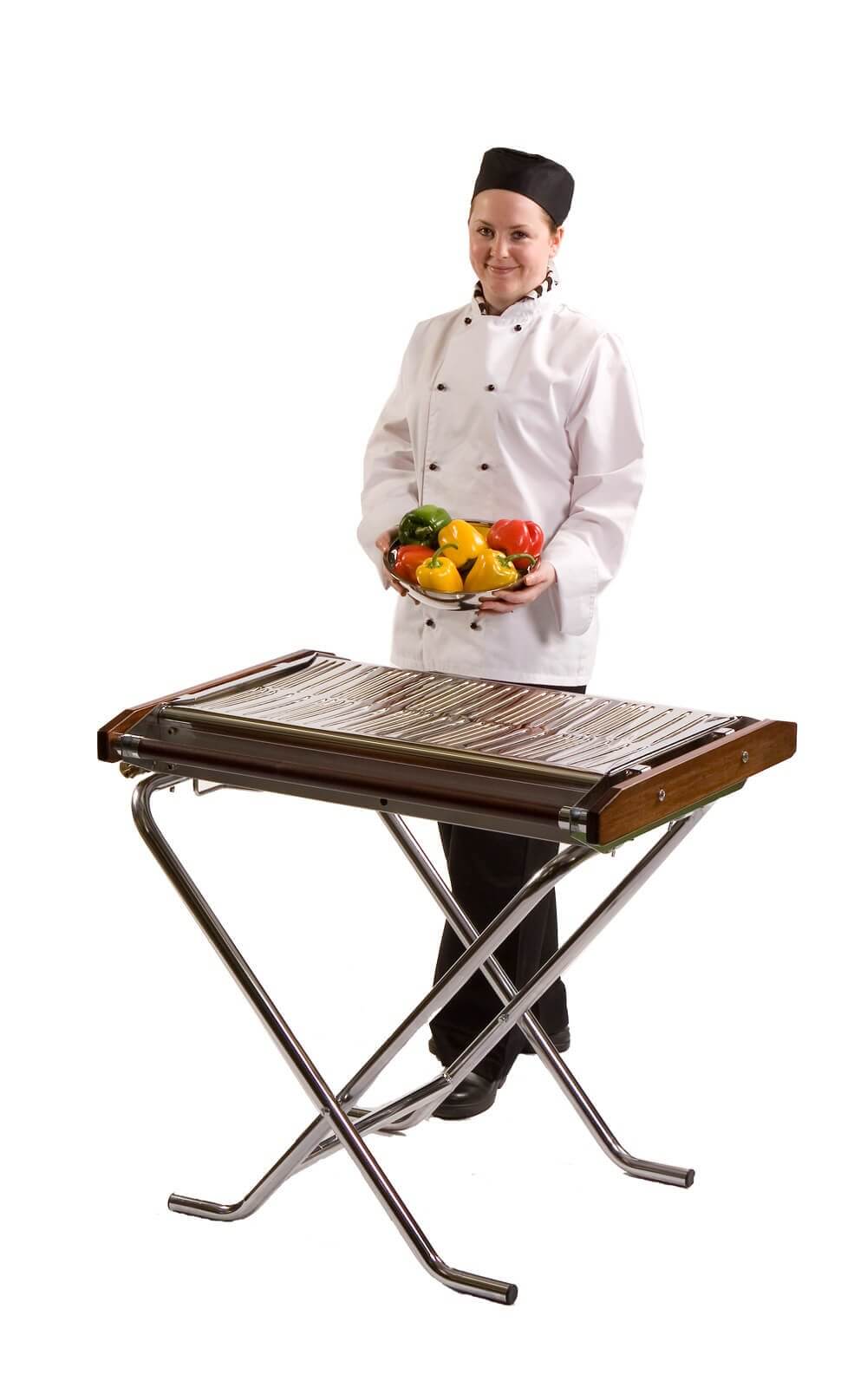 Cinders Cavalier SG80 BBQ grill for outdoor catering