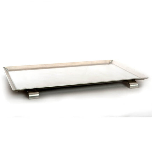 Flat griddle for versatile cooking on Cinders BBQ